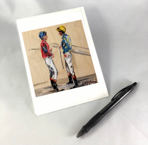 2018 Jockey Duo Design Greeting Card