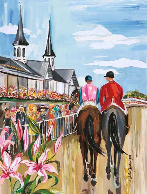 2017 Oaks Original Painting